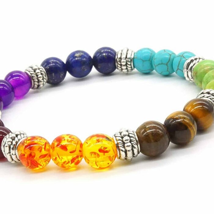 Killer Deals Colourful Motivational Letter Keychain Power Gemstone Bracelet - Image 2