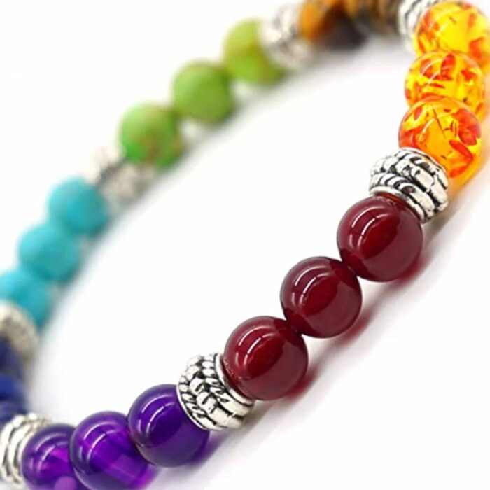 Killer Deals Colourful Motivational Letter Keychain Power Gemstone Bracelet - Image 3