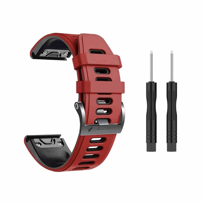 Killer Deals 22mm Silicone Strap for Garmin Fenix 5/ 6/ 7 & Forerunner 745 - Image 18