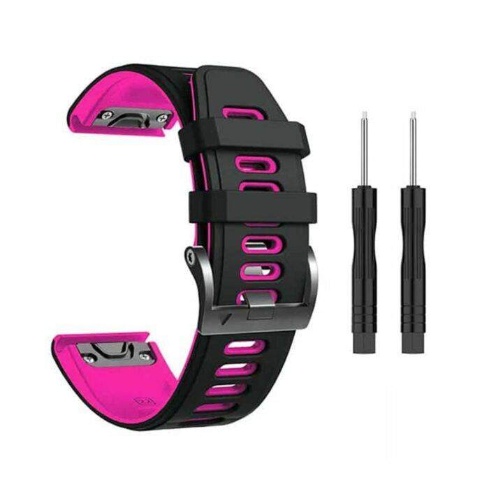 Killer Deals 22mm Silicone Strap for Garmin Fenix 5/ 6/ 7 & Forerunner 745 - Image 21
