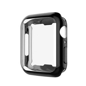 Killer Deals Full Body TPU Protective Bumper Case for 38mm Apple Watch- Black