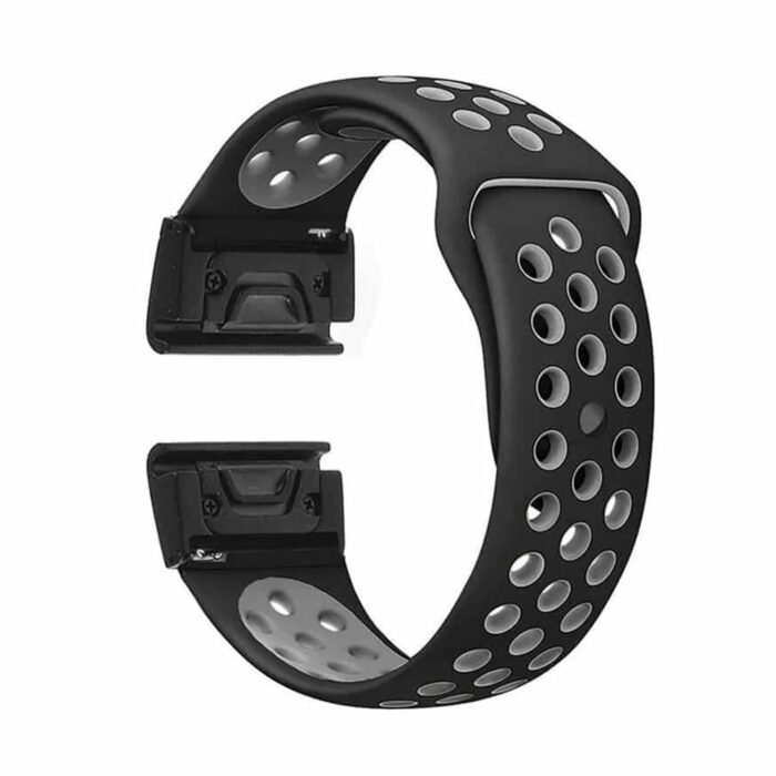 Killer Deals 26mm Ventilated Silicone Strap for Garmin Fenix 3/5X/ 6X/ 7X - Image 6