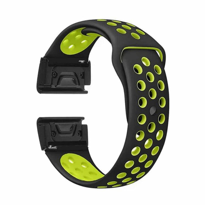 Killer Deals 26mm Ventilated Silicone Strap for Garmin Fenix 3/5X/ 6X/ 7X - Image 7