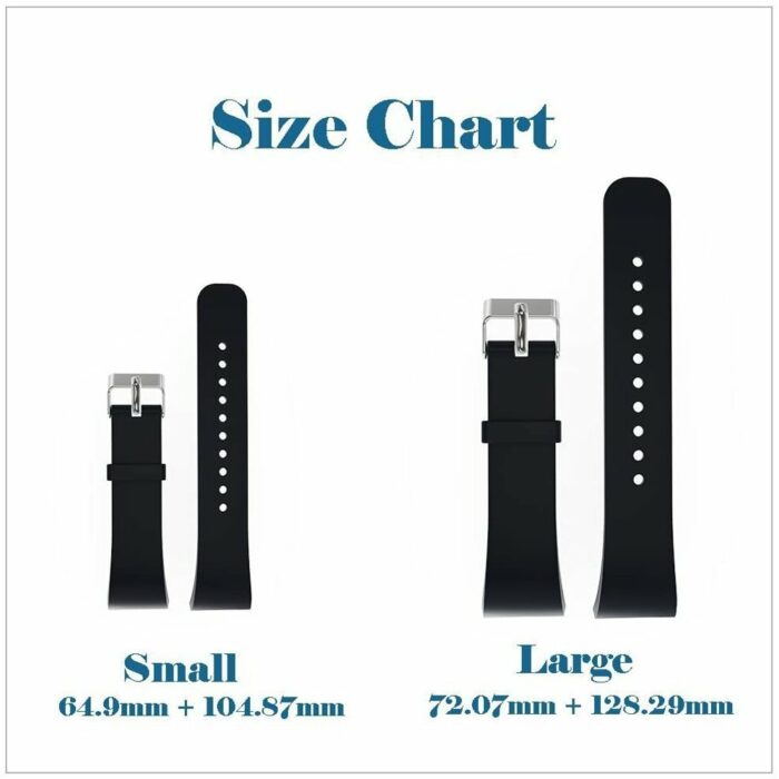 Killer Deals Samsung Gear Fit 2/Pro silicone strap - Black (S-M) - Image 5