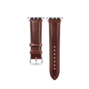 Killer Deals Leather Strap for 38/40/41mm Apple Watch- Dark Brown