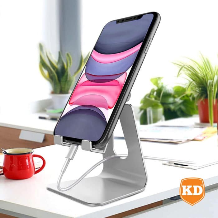 Killer Deals Mobile Phone Desktop Adjustable Dock Cradle - Silver - Image 6