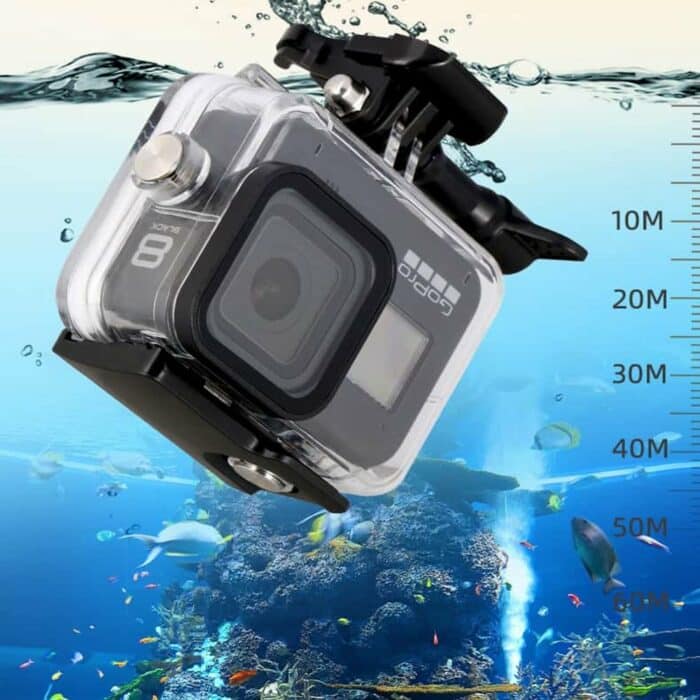 Action Mounts Protective Waterproof Case for Gopro 8 - 60m - Image 2