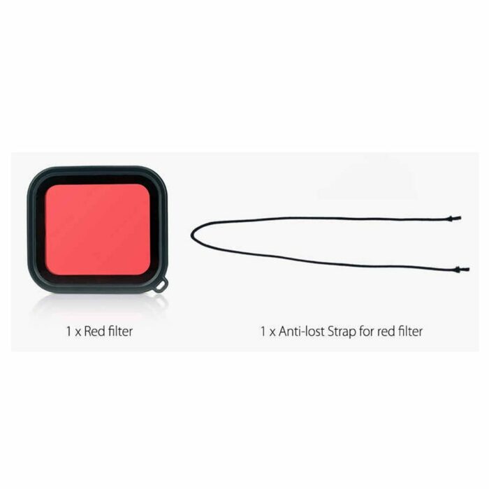 Action Mounts Red Filter for Waterproof Case for GoPro Hero 10/ 9 - Image 2