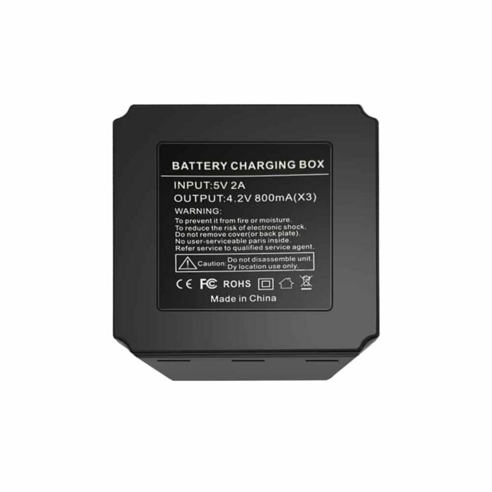 Action Mounts Gopro 5/6 USB Charger with 3 Battery slots - Image 10