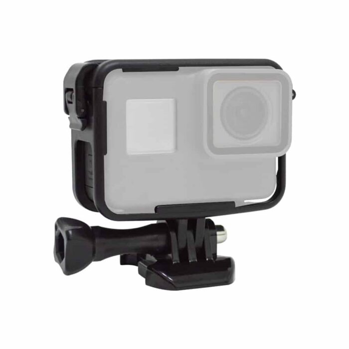 Action Mounts GoPro Hero 7/6/5 Top-Opening Plastic Protective Frame - Black - Image 2