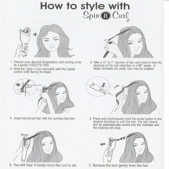 Killer Deals Automatic Spin & Curl Fast-Heat Rotating Ceramic Hair Curler - Image 10