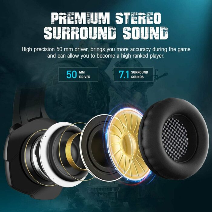 Killer Deals ONIKUMA K5 Stereo Gaming Headset for PS4/PC/Xbox - Image 2