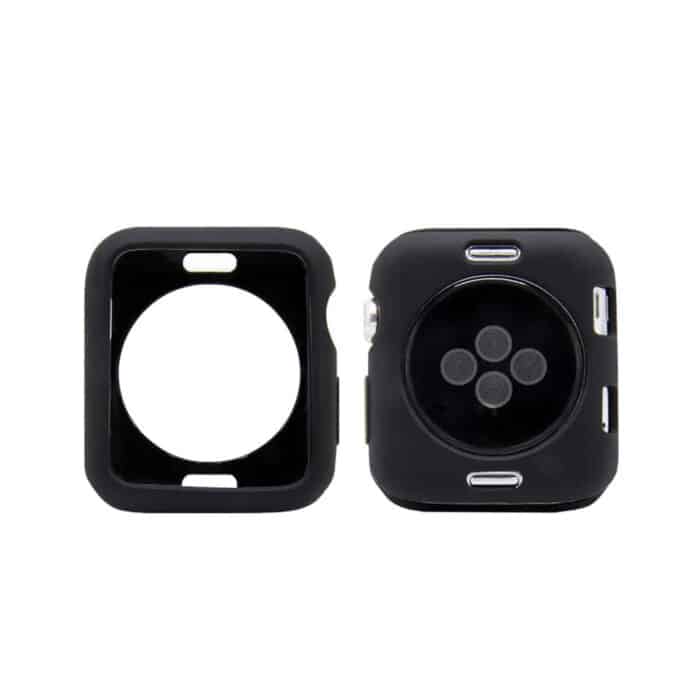 Killer Deals Silicone Protective Case for 42mm Apple Watch- Black - Image 3