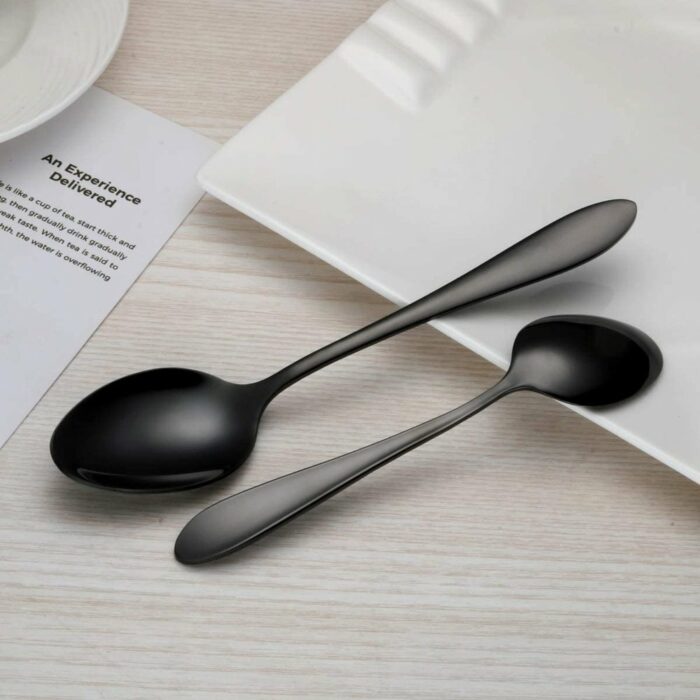 Killer Deals kitchen cutlery stainless steel dining set - Black (x4) - Image 6