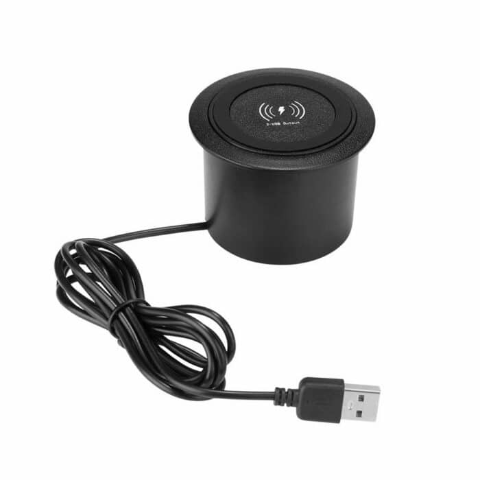 Killer Deals Desktop Embedded Wireless Charger with Fast charging USB Outlets - Image 2