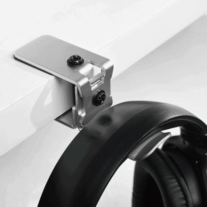 Killer Deals Desk Hanger Stand Mount for Headphone/Gaming Headset - Silver - Image 2