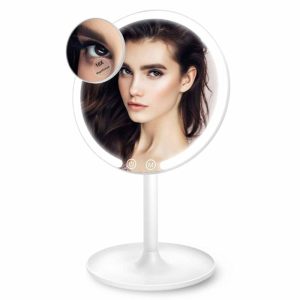 Killer Deals Rechargeable LED Touch Control 10X Vanity Makeup Mirror