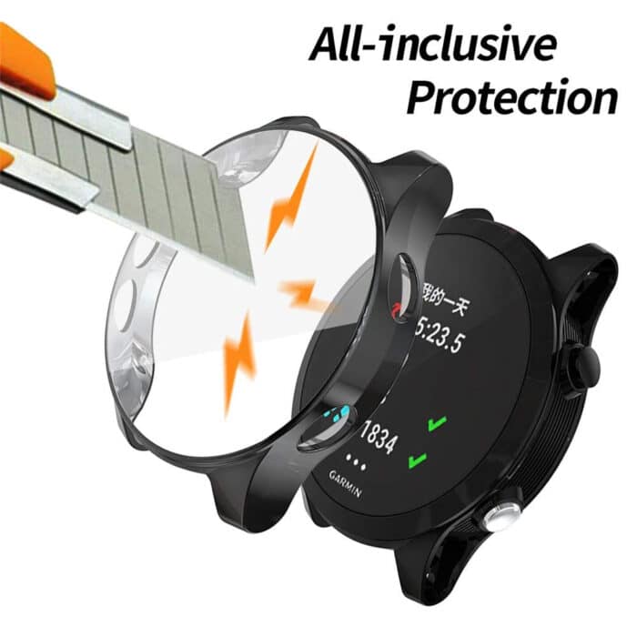 Killer Deals Silicone Screen Protector for Garmin Forerunner 935/945 - Black - Image 6