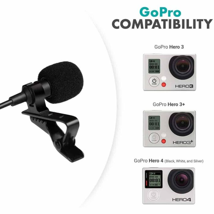 Action Mounts Microphone & Adapter Cable for GoPro 3/3+/4 (AM001) - Image 2