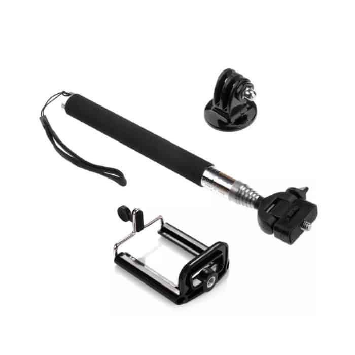 Action Mounts Adjustable 108cm Selfie Stick for GoPro Hero 3/ Hero 4/ Phone