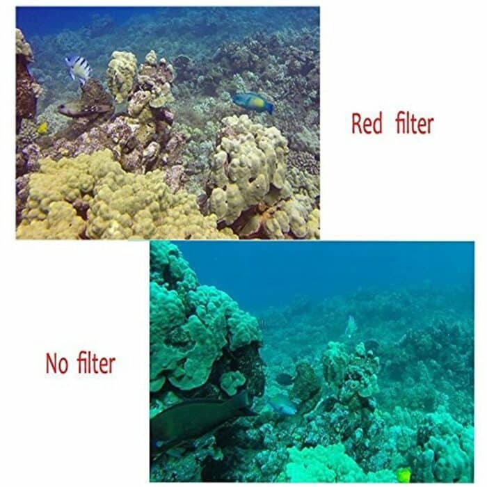 Action Mounts GoPro Hero 4/3+/3 Snorkel/Diving/Underwater Red Lens Filter - Image 3