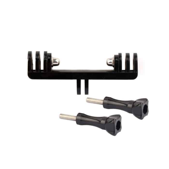 Action Mounts Double Bracket Dual Camera Bridge Mount for GoPro Hero 4