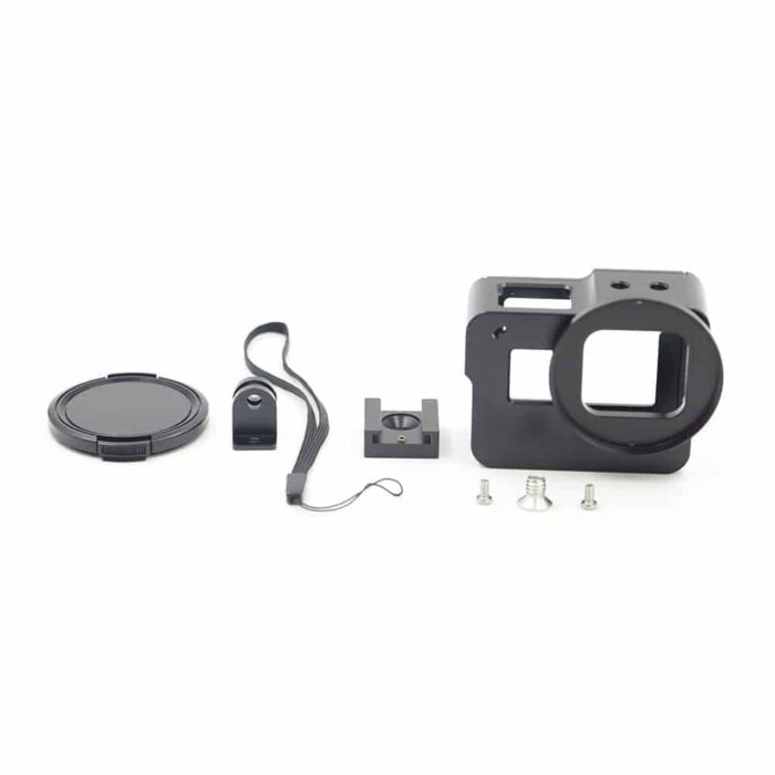 Action Mounts Aluminium Housing shell & lens cap for gopro 5/6/7