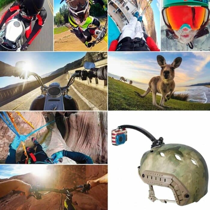 Action Mounts Helmet Extension Arm Mount for GoPro Hero 5/ GoPro Hero 4 - Image 4