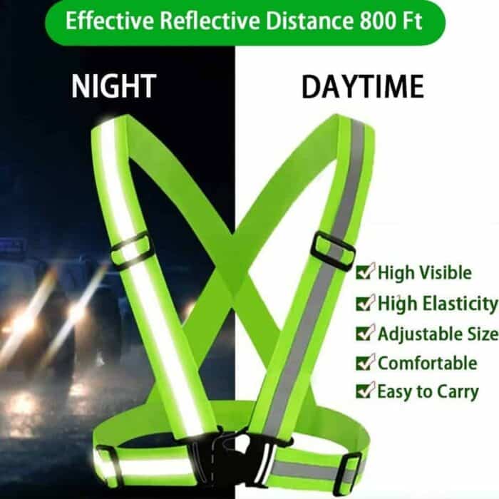 Killer Deals Adjustable satety Outdoor Reflective Belt Vest - Image 2