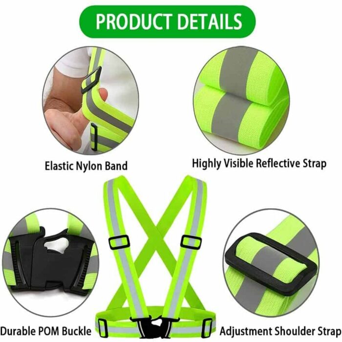 Killer Deals Adjustable satety Outdoor Reflective Belt Vest - Image 3