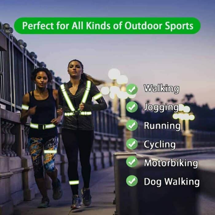 Killer Deals Adjustable satety Outdoor Reflective Belt Vest - Image 4