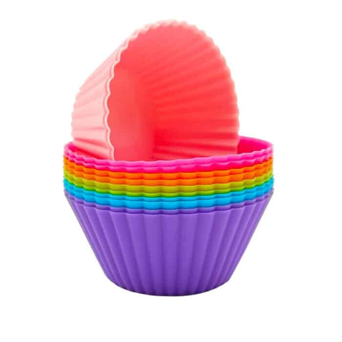 Killer Deals Silicone Round Mini Baking Muffin Moulds 7cm - Image 2