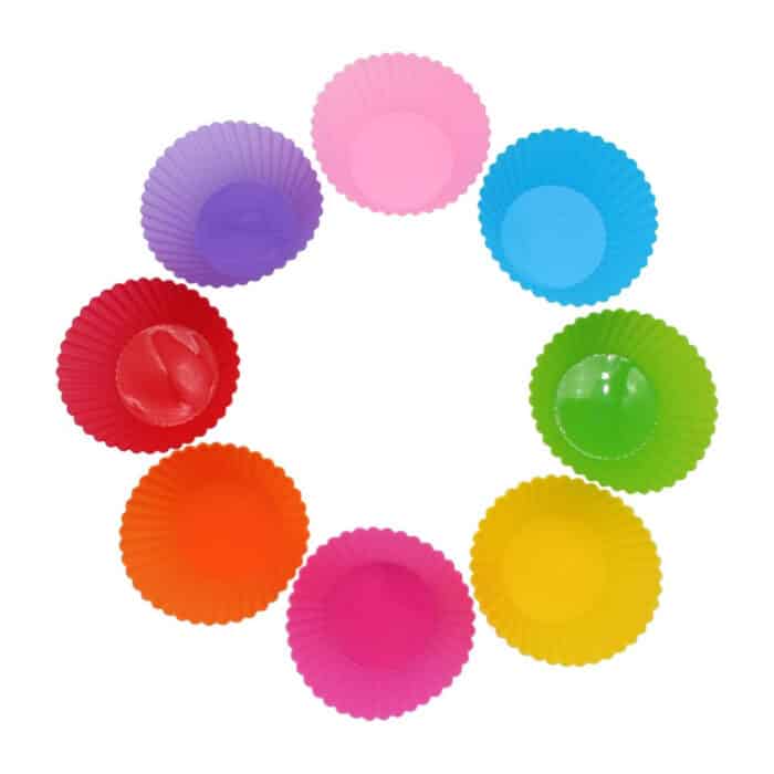 Killer Deals Silicone Round Mini Baking Muffin Moulds 7cm - Image 3