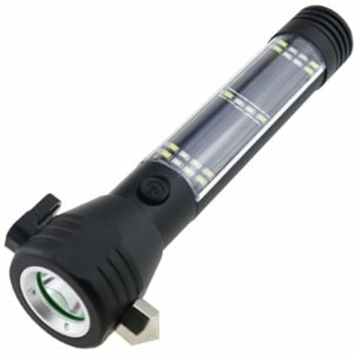 Killer Deals Multi-Function Solar-Powered Tactical Outdoor Flashlight (L-C-FB)