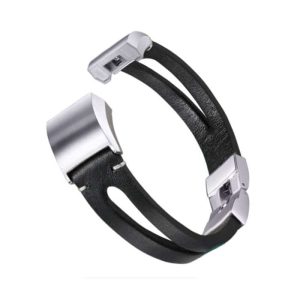 11379-700×700-1 Killer Deals Leather Strap with Metal Clasp for Fitbit Charge 2- Black