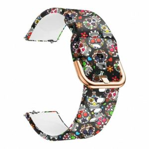 11622-700×700-1 Killer Deals 20mm Silicone Strap for Garmin Venu/ Garmin Venu Sq- Skulls