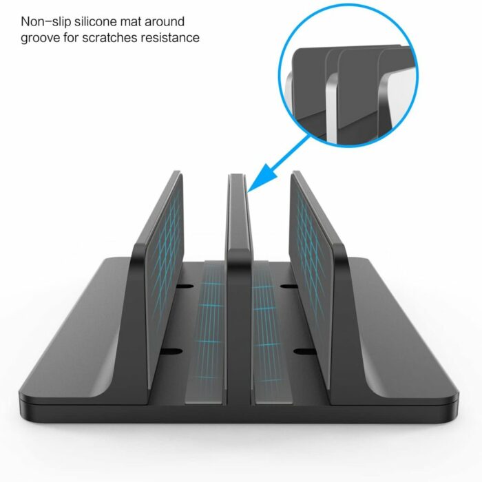 Killer Deals Aluminum Double Vertical Desktop Laptop Tablet Stand - Image 3