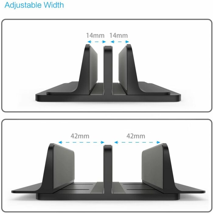 Killer Deals Aluminum Double Vertical Desktop Laptop Tablet Stand - Image 4