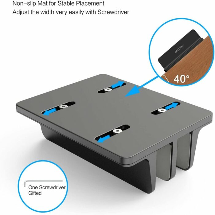 Killer Deals Aluminum Double Vertical Desktop Laptop Tablet Stand - Image 5