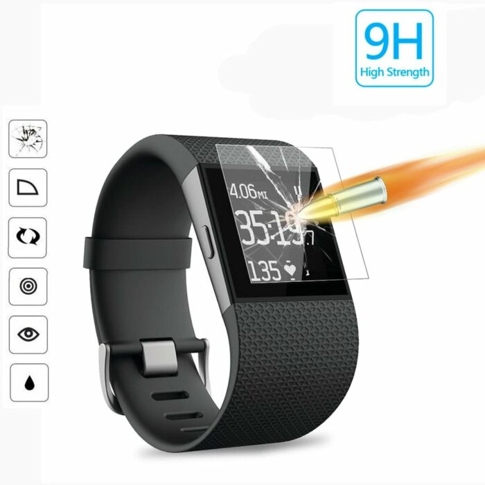 Killer Deals Shatterproof Tempered Glass Screen Protector for Fitbit Surge - Image 4