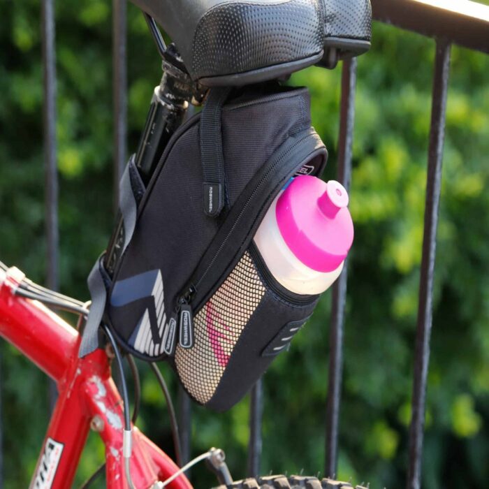 Killer Deals Cycling Road Bike Rear Saddle Bag with Water Bottle Pocket - Image 8