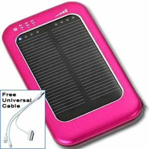 11771-700×700-1 Killer Deals Navstar Portable Solar Smartphone Charger - Pink