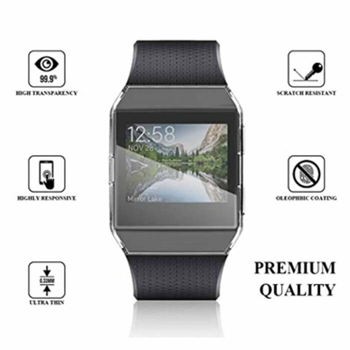 Killer Deals Shockproof TPU Protective Case for Fitbit Ionic- Clear - Image 5
