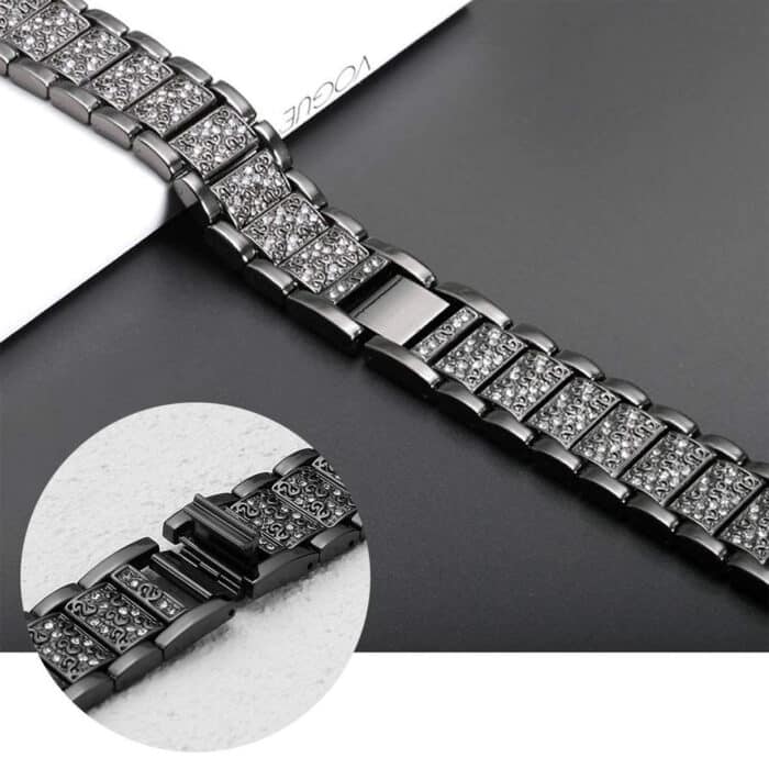 Killer Deals 26mm Rhinestone Stainless Steel Strap for Garmin Fenix 6X - Image 8