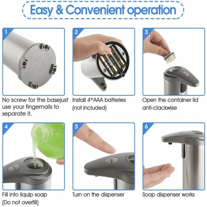 Killer Deals Automatic Touchless Soap Sanitizer Dispenser for Home & Office - Image 4