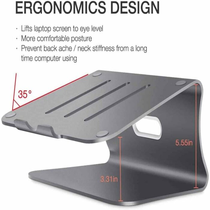Killer Deals Aluminium Ergonomic Universal Laptop Notebook MacBook Stand - Image 9