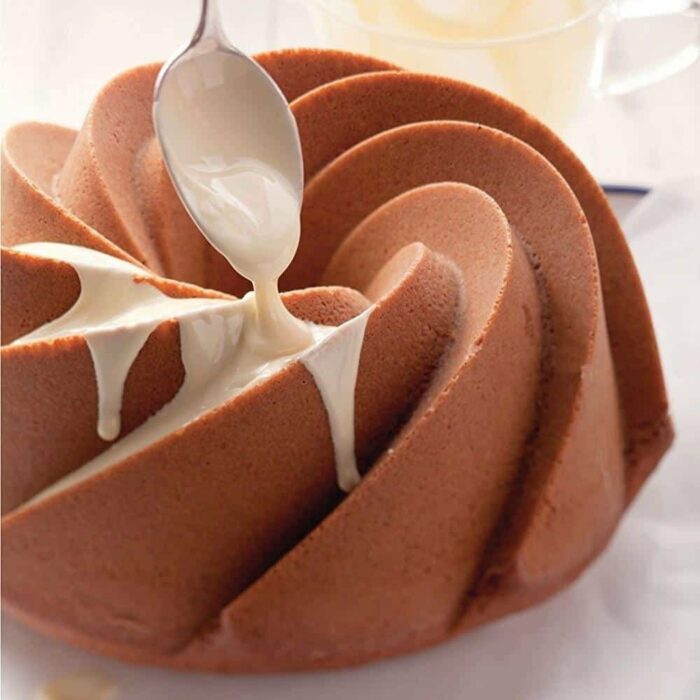 Killer Deals Non-Stick Safe Spiral Bundt Cake Dessert Silicone Baking Mould - Image 5