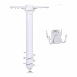 12234-700×700-1 Killer Deals Beach Umbrella Holder Anchor Screw Stake & Towel Hook Set