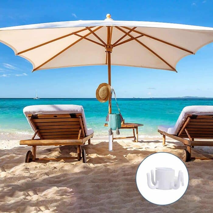 Killer Deals Beach Umbrella Holder Anchor Screw Stake & Towel Hook Set - Image 6
