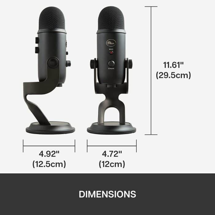 Killer Deals Blue Yeti Gaming/ Streaming/ Podcast Adjustable USB Microphone - Image 3